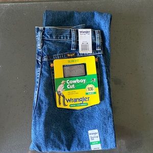 Men’s Wrangler Cowboy Cut 936 Slim Fit 28x36 -NWT - Stonewashed